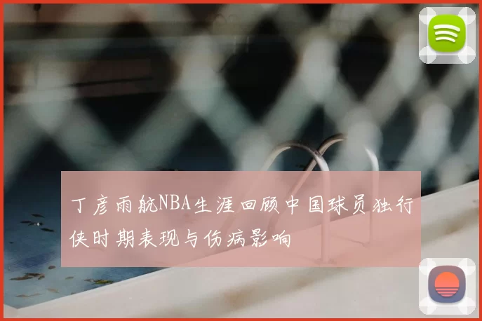 丁彦雨航NBA生涯回顾中国球员独行侠时期表现与伤病影响