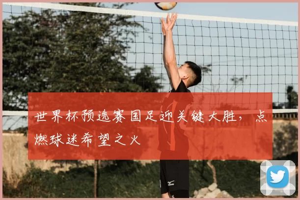 世界杯预选赛国足迎关键大胜，点燃球迷希望之火